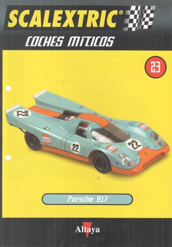 Lamina numerada 23: Scalextric Coches Miticos (Altaya)