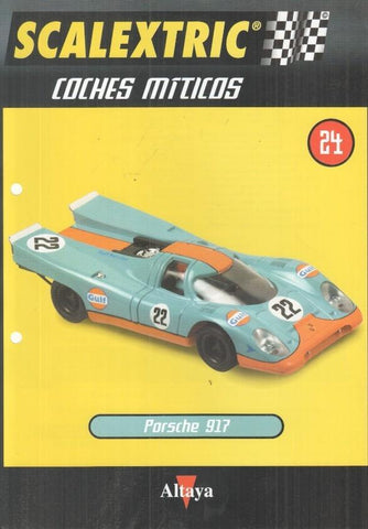 Lamina numerada 24: Scalextric Coches Miticos (Altaya)