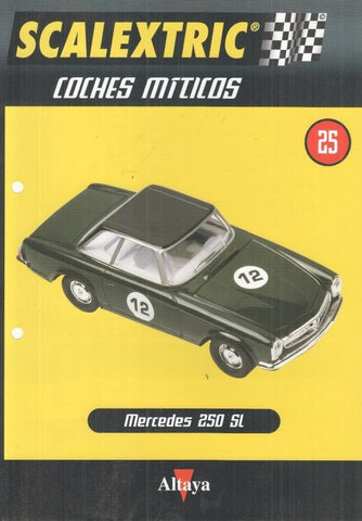 Lamina numerada 25: Scalextric Coches Miticos (Altaya)