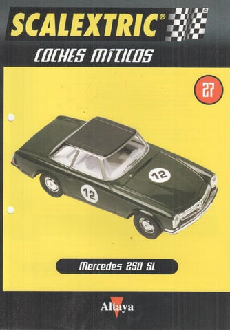 Lamina numerada 27: Scalextric Coches Miticos (Altaya)