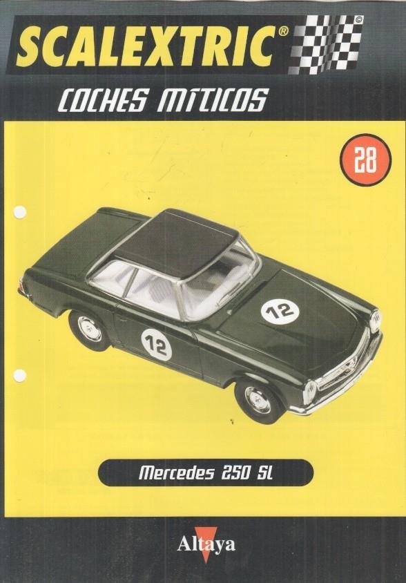 Lamina numerada 28: Scalextric Coches Miticos (Altaya)