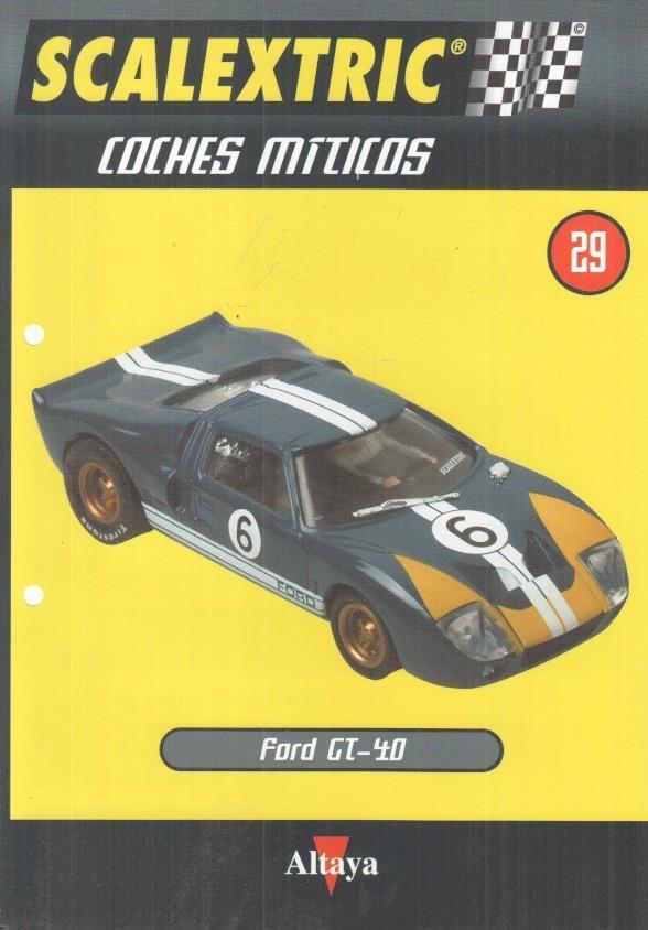 Lamina numerada 29: Scalextric Coches Miticos (Altaya)