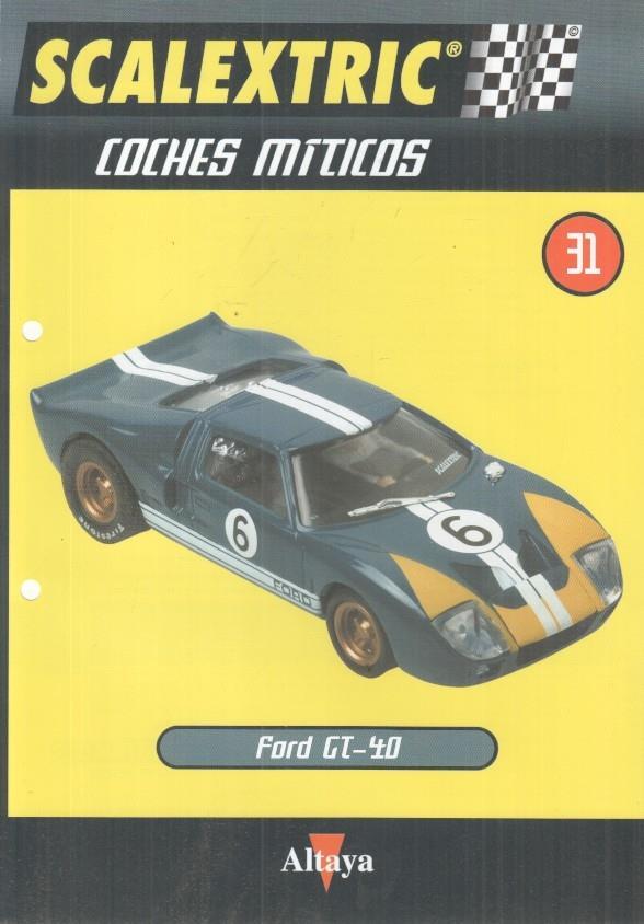 Lamina numerada 31: Scalextric Coches Miticos (Altaya)