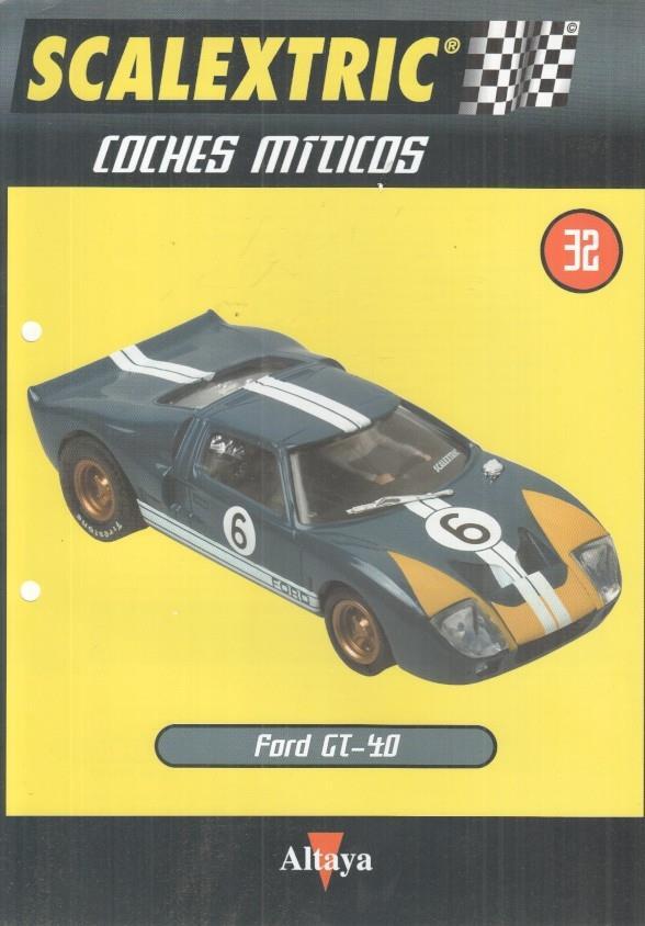 Lamina numerada 32: Scalextric Coches Miticos (Altaya)