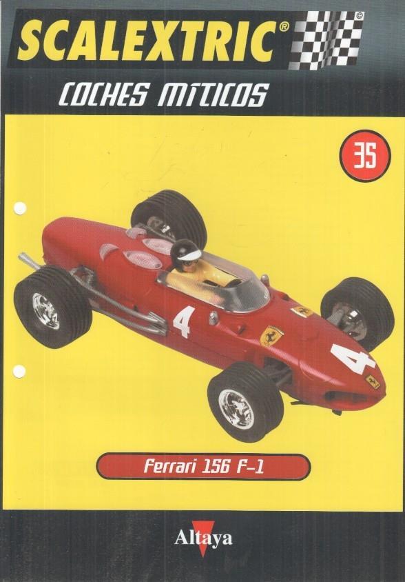 Lamina numerada 35: Scalextric Coches Miticos (Altaya)