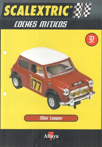 Lamina numerada 37: Scalextric Coches Miticos (Altaya)