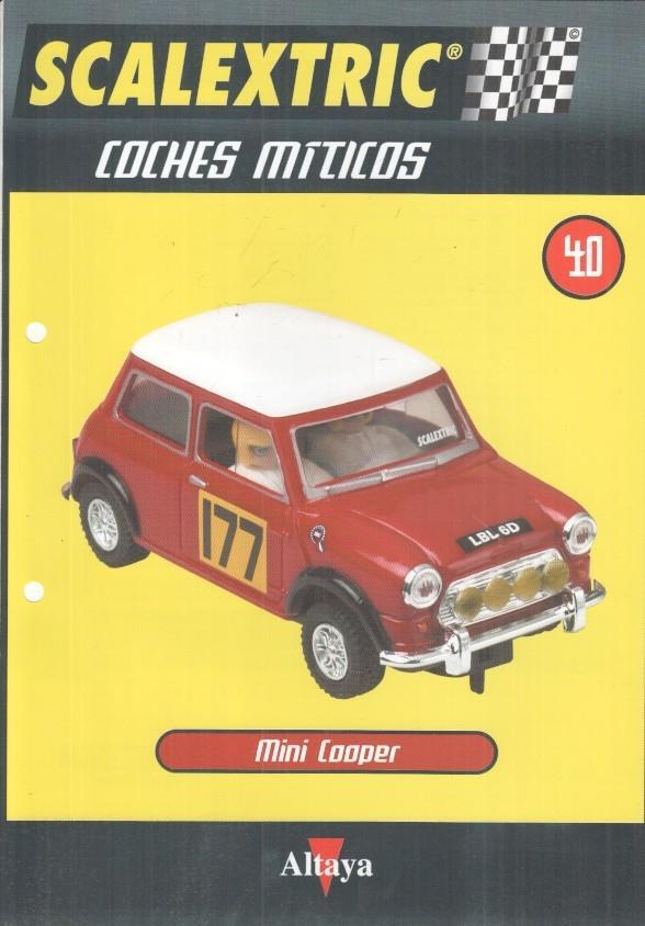 Lamina numerada 40: Scalextric Coches Miticos (Altaya)