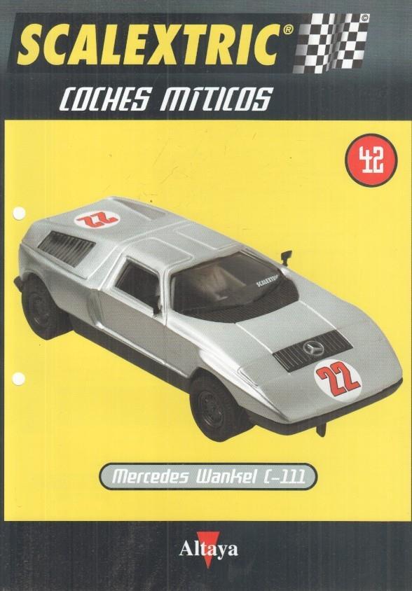 Lamina numerada 42: Scalextric Coches Miticos (Altaya)