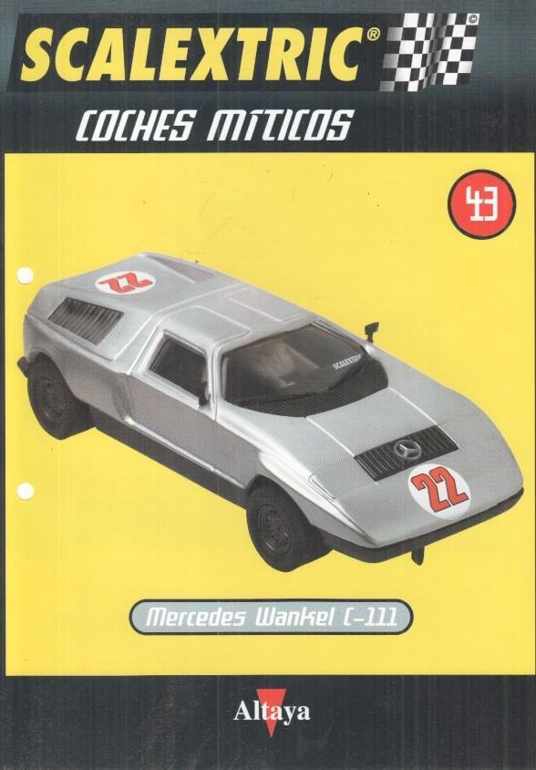 Lamina numerada 43: Scalextric Coches Miticos (Altaya)