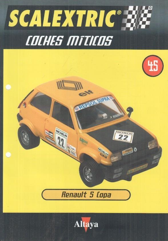 Lamina numerada 45: Scalextric Coches Miticos (Altaya)