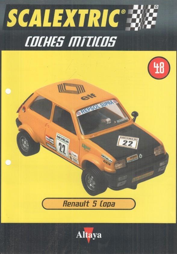 Lamina numerada 48: Scalextric Coches Miticos (Altaya)