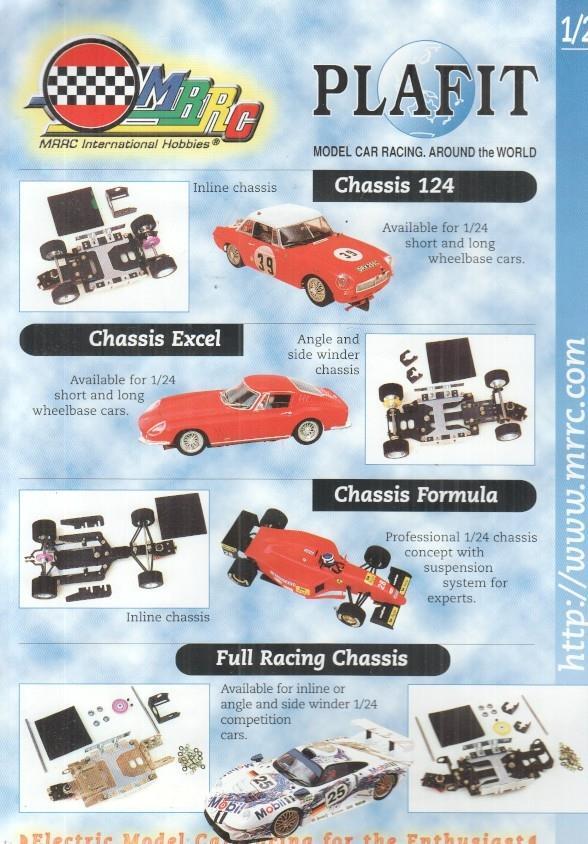 Folleto publicidad: Plafit Model Car Racing, Around the world 1/32 1/24 (MRRC Internacional Hobbies )