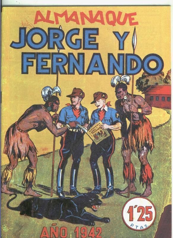 Facsimil: Jorge y Fernando almanaque facsimil 1942: El milagro