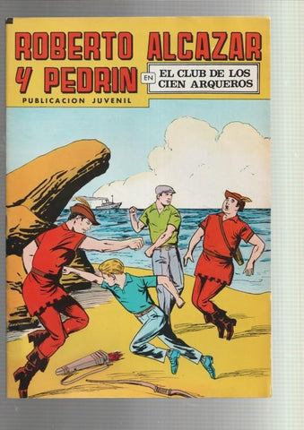 Roberto Alcazar y Pedrin color, numero 205: El club de los cien arqueros