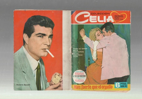 Celia numero 149: Mas fuerte que el orgullo, trasera foto artista Rosario Borelli