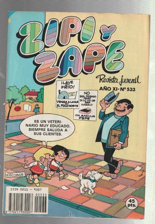 Zipi y Zape semanal numero 533: Robin Robot: El rubi gigante (2 paginas, sanchis)