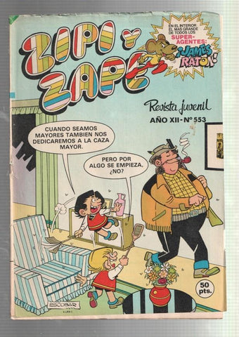 Zipi y Zape semanal numero 553: James Raton agente ooo (6 paginas)