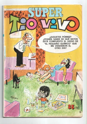 Super Tio Vivo numero 074: Salto hacia la muerte (8 paginas, Julio Vivas)