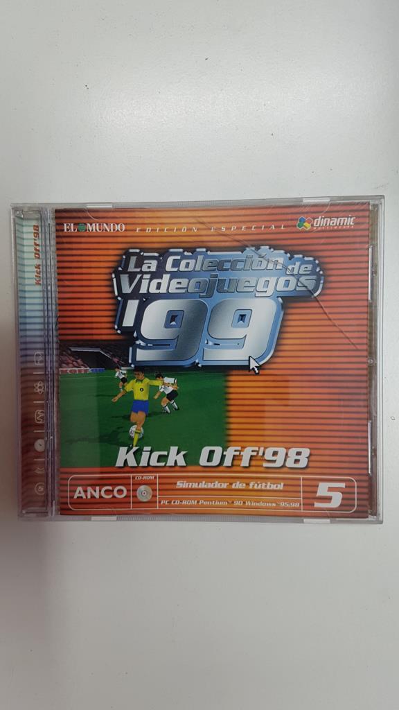 CD Juego PC: La coleccion de videojuegos 99 numero 5 - Kick Off 98. Simulador de futbol. Dinamic. El Mundo