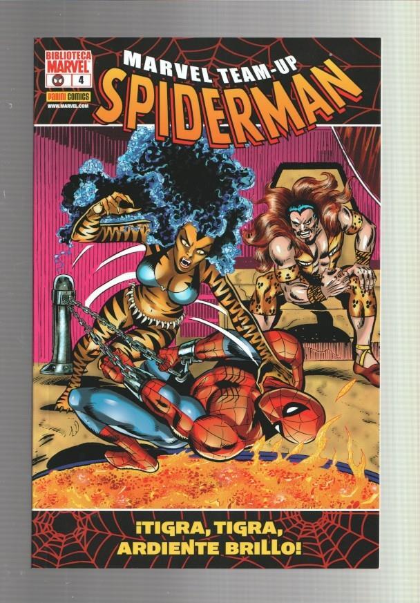 Panini:Marvel Team-Up Spiderman numero 04: Tigra, Tigra ardiente brillo