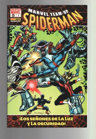 Panini:Marvel Team-Up Spiderman numero 01: Los señores de la luz y la oscuridad