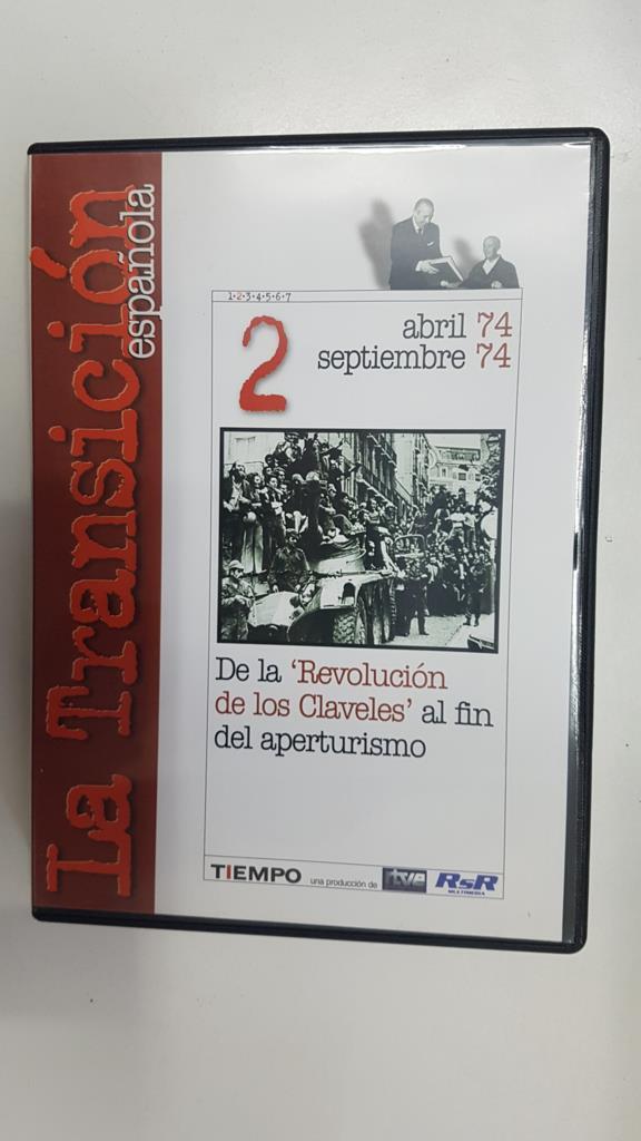DVD documental: De la revolucion de los claveles al fin del aperturismo. Coleccion La Transicion Española num 2. Abril 74 septiembre 74