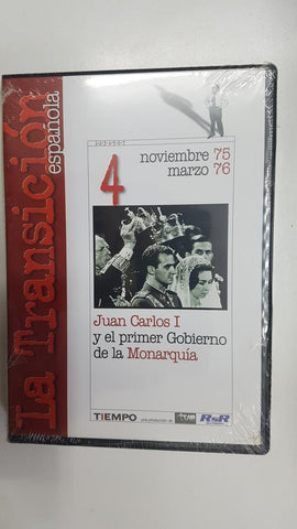 DVD documental: Juan Carlos I y el primer Gobierno de la Monarquia. Coleccion La Transicion Española num 4. Noviembre 75 marzo 76