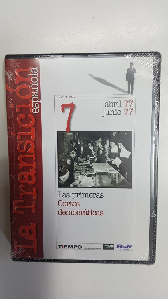 DVD documental: Las primeras cortes democraticas. Coleccion La Transicion Española num 7. Abril 77 junio 77