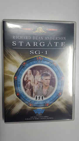 DVD serie: Stargate SG-1, volumen 12 - Cien dias, Nuevas tierras, Ni blanco ni negro, Instinto maternal. Temporada 3 episodios 17 - 20
