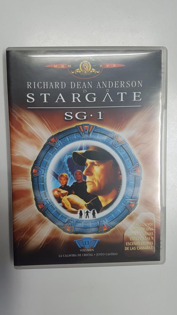 DVD serie: Stargate SG-1, volumen 13 - La calavera del cristal, Justo castigo. Temporada 3 episodios 21-22