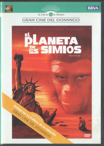 DVD: El planeta de los simios. Coleccion gran cine del domingo