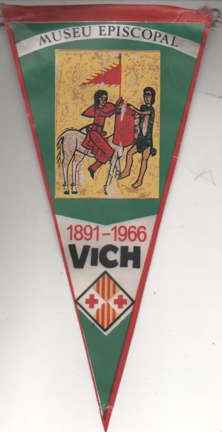 Banderin E00368: Banderin Museu Episcopal 1891-1966, Vich