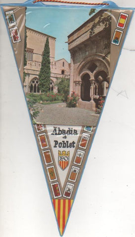 Banderin E00321: Banderin Abadia de Poblet