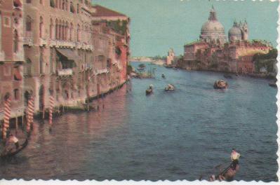Postal E05347: Canal Grande e Chiesa della Salute, Venezia