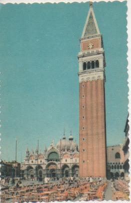 Postal E05348: Piazza Chiesa di S.Marco e Campanile