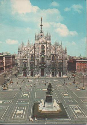 Postal E05315: Piazza Duomo, Milano