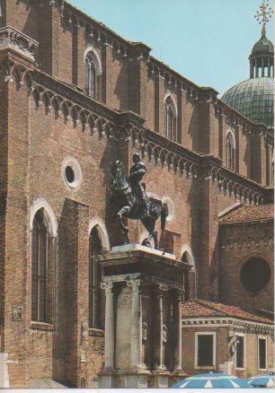 Postal E05320: Campo SS. Giovani e Paolo.B Colleoni, Venecia