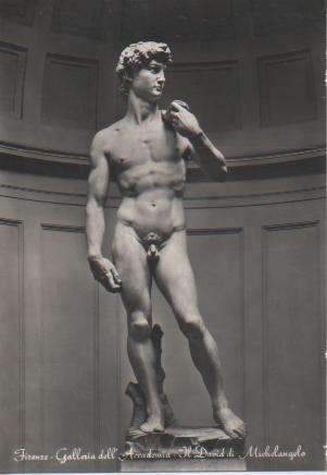 Postal E05324: La Galerie Accademia-Le David de Michekabgelo,Florence