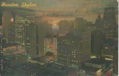 Postal E05360: Houston at Night