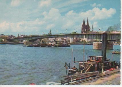 Postal E05393:Köln Dom und Rheim