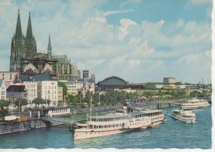 Postal E05394: Dom und Rhein, Köln