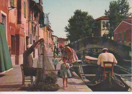 Postal E05402: Rio di Terranova-I pescatori, Burano