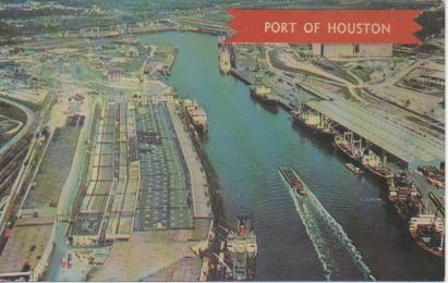 Postal E05363: Port of Houston, Texas