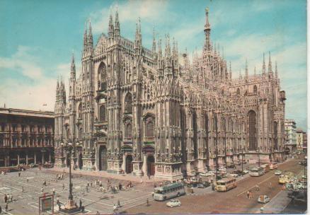 Postal E05386: Il Duomo, Milano