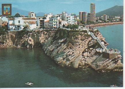 Postal E05235: Mirador del Castillo sobre el Mediterráneo, Benidorm, Alicante