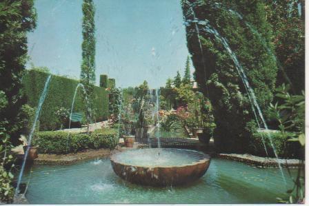 Postal E05243: Fuente de los jardines Bajos.Generalife-Granada