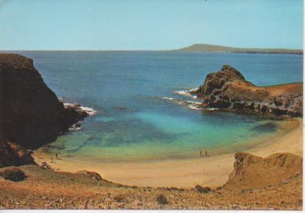 Postal E05216: Playa Papagayo, Lanzarote