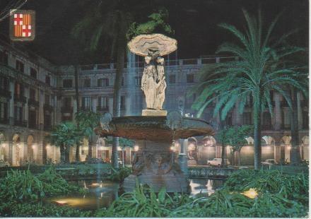 Postal E05218: Plaza Real, barcelona