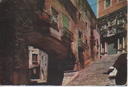 Postal E05286: Subida de Sto. Domingo y Seminario, Gerona