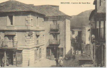 Postal E05305: Postgaal B/N Fonda Biayna, Bellver de Cerdanya